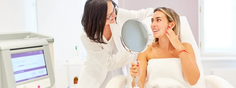 A doctor performs MedSpa treatments, showcasing a blend of medical and beauty expertise.