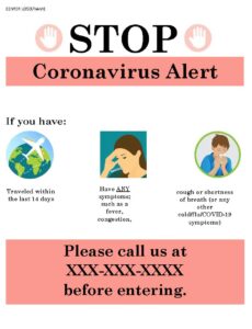 Sample Front Lobby Signage (editable)